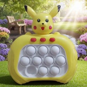 Yüksek Kalite Pikachu Popit Yeni Nesil Popit Oyuncak Popit Sesli Renkli LED Işıklı Popit Oyuncağı