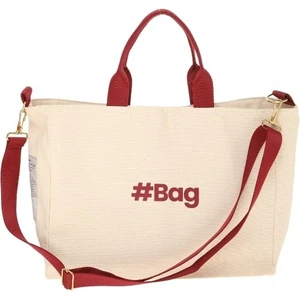 #BagSeries Bordo Kanvas Tote Çanta