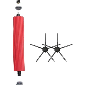 Roborock S7 Siyah Uyumlu Yedek Ana Fırça ve Yan Fırça-3 Parça