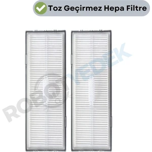 Roborock S7 Maxv, S7 Maxv Ultra Uyumlu 2 Adet Hepa Filtre