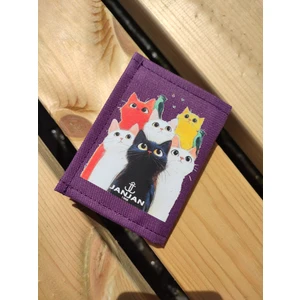 Spor Cüzdan Cırt Cırtlı ,fermuarlı ,anahtarlıklı ,bozuk Para Bölmeli Unisex Cüzdan,kumaş Cüzdan