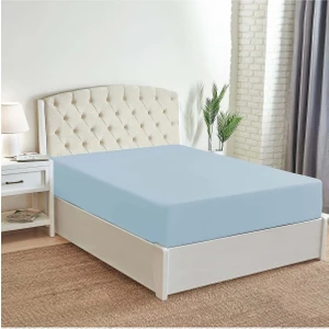 güllüce ev tekstili Lastikli Çarşaf (Bebe Mavi) fitted