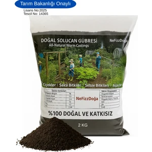 NFzz Organik  Doğal Solucan Gübresi 2 kg (4 Lt)