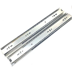 Mobilya Çekmece Rayı Açılınca 100CM 50CM Ikili Paslanmaz Çelik Yüksek Kalite Teleskopik Bilyeli Ray