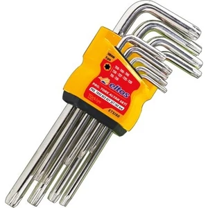 9 Parça Profesyonel Torx Yıldız Alyan Seti - 180 mm