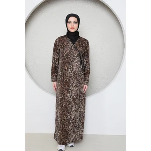 Yandan Bağlamalı Kadın Tesettür Namaz Elbisesi