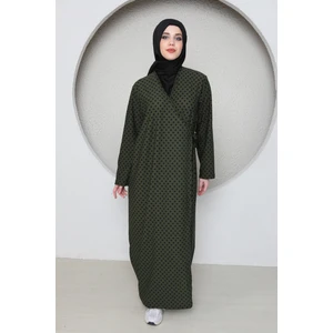 Yandan Bağlamalı Kadın Tesettür Namaz Elbisesi