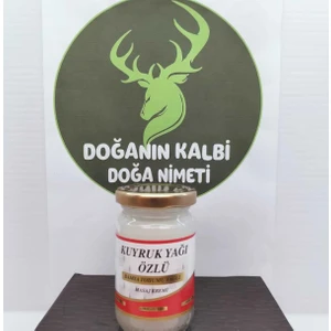 Doğanın Kalbi Kuyruk Yağı Kremi 1 Adet Bamya Tohumu Yağı Doğal Güçlendirilmiş Özel Formül Saf ve Doğal