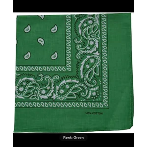 %100 Pamuklu Ekstra Yumuşak Etnik Desenli Bandana