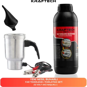Far Temizleme Far Parlatma Seti 12 Volt
