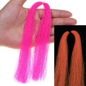 Fosforlu Karanlıkta Parlayan, Pembe Glow / Luminous In The Dark, Ultraviyole (Uv) Neon Işıkta Parlayan 1 Adet Poşet Çapari Simi