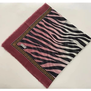 Zebra Desen Ince Tülbent Yazma