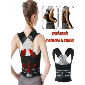 Omuz Bel Boyun Duruş Düzeltici Korse Postur Duruş Korsesi Ayarlanabilir Dik Oturma Korsesi Unisex