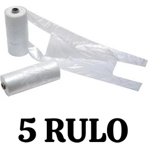 Merpak Ambalaj Rulo Atlet Poşet Büyük Boy X5 Rulo Market Manav Poşeti Çöp Poşeti