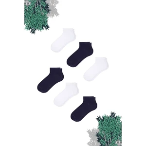 6'lı Dikişsiz Unisex Bambu Çocuk Patik Çorap