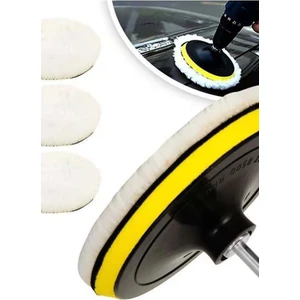 Matkap Ucu Uyumlu Araba Parlatma Seti Pasta Cila Fırçası Seti