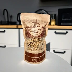 Siyez Erişte 400gr Siyez buğday unu, yumurta, süt, tuz.