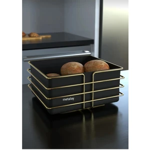 Ekmeklik Ekmek Sepeti Paslanmaz Lüx Ekmek Kutusu