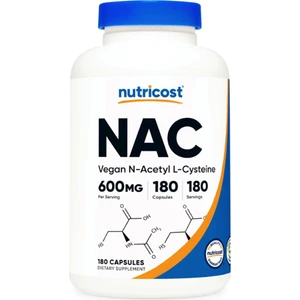 N-Acetyl L-Cysteine (N.a.c) 600MG, 180 Capsules.abd Menşei