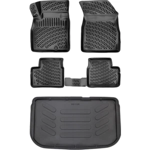 Nissan Micra 2010-2015 3D Havuzlu Paspas + Nissan Micra 2010-2015 3D Bagaj Havuzu