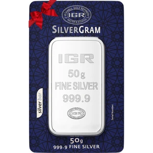 24 Ayar 50 Gram Gümüş Külçe - Ahlatcı Nadirgold Gmr Agakulche Iar