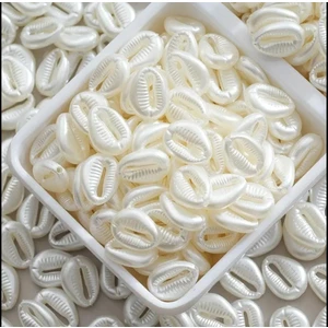 Yiğit Aksesuar 50 Adet Delikli Inci Deniz Kabuğu Takı Yapım Malzemeleri