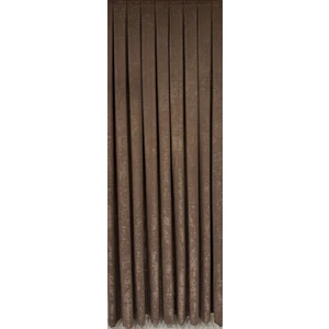 Ufuk Perde Kadife Dokulu Soft Fon Perde Kahverengi ( Tek Kanat )