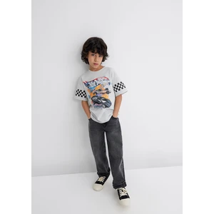 Hot Wheels Baskılı Gri Tişört 6610303-80618