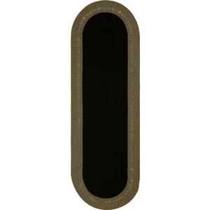 Cool Halı Luke 866 Siyah Oval Yolluk Uzun Antre Hol Koridor Halısı Hasır Dokulu Dekoratif Jüt Banyo Paspası