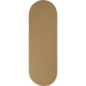Cool Halı Luke 304 Naturel Oval Yolluk Uzun Antre Hol Koridor Halısı Hasır Dokulu Dekoratif Jüt Banyo Paspası