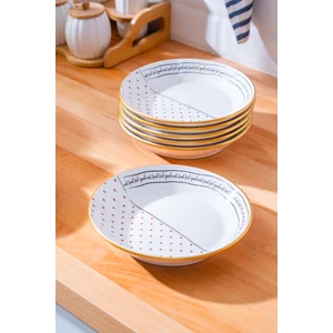 Feel Good 6'lı Yemek Tabağı - 20 cm