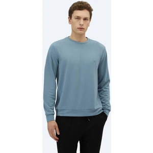 Mavi Bisiklet Yaka Sweatshırt