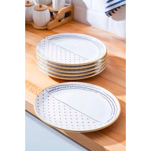 Feel Good 6'lı Servis Tabağı Seti - 25 cm