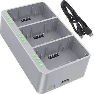 Mini 4 Pro ve 3 Pil Şarj Cihazı Için Üç Kanallı Iki Yönlü Şarj Merkezi (Yurt Dışından)