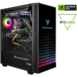Excalibur E65H.147F-DFB0X-0RD Intel Core i7-14700F 32GB RAM 1TB NVME SSD RTX4060 Freedos Sıvı Soğutucu