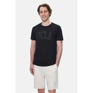 CULVER Siyah Bisiklet Yaka Baskılı Standard Fit Erkek Tshirt