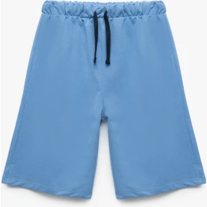 Pamuklu Beli Bağcıklı Basic Şort Erkek Çocuk Desensiz Rahat Kesim Yazlık Konforlu Tasarım