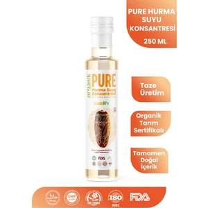 Organik Hurma Suyu Konsantresi Fda Onaylı 250 ml