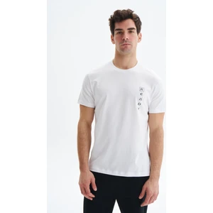 Erkek Regular Fit Yazı Baskılı Süprem Bisiklet Yaka Tişört Y29344472402