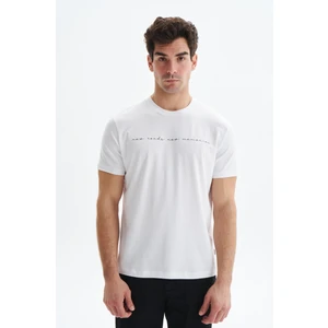 Erkek Regular Fit Yazı Baskılı Süprem Bisiklet Yaka Tişört Y29344472702