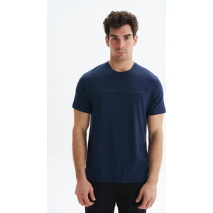 Erkek Regular Fit Yazı Baskılı Süprem Bisiklet Yaka Tişört Y29344472702