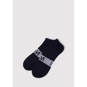 Mavi Logo Baskılı Lacivert Patik Çorap 0911330-70500