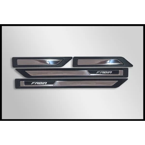 Skoda Fabıa N-Line Universal Krom Kapı Eşik Koruması 4- Kapı (4 Prç)