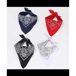 %100 Pamuklu Ekstra Yumuşak Etnik Desenli Bandana