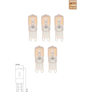 Smd LED Ampul G9 3W 3000K Gün Işığı ERD-263