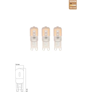 Smd LED Ampul G9 3W 3000K Gün Işığı ERD-263