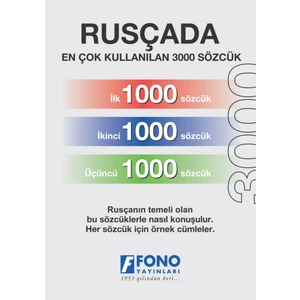 Fono Yayınları Rusçada En Çok Kullanılan 3000 Sözcük