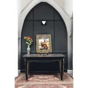 Yonca Desenli Polyester Fotoğraf Çerçevesi