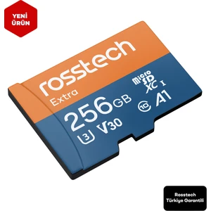 Extra 256GB Micro Sdxc V30 Uhs-3 C10 100MB/SN + Adaptörlü Hafıza Kartı