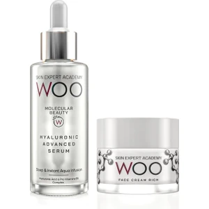 Woo Skin Expert Academy Yoğun Nemlendirici, Besleyici, Güneş Koruyuculu Bakım Seti